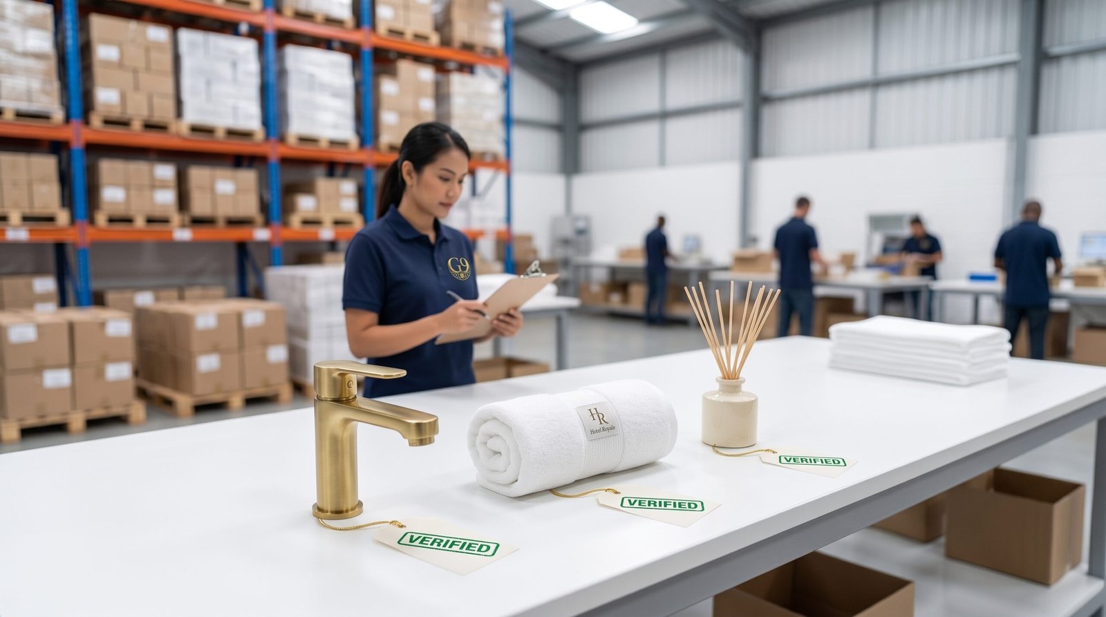 Products verified and ready for shipment to Koh Samui